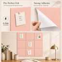 Felt Bulletin Board Tiles, Cork Board Alternative, 48 x 36 in | 0.35 in modular felt wall tiles for notes, photos, schedules, reminders in offices, classrooms, home & office workspace