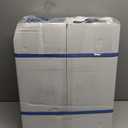 Robelle 20 x 40 ft Heavy Duty Blue Winter Pool Cover for Inground Pools, 5 ft Overlap (25 x 45 ft Cover Size), Solid 8 x 8 Scrim, 2.36 oz/yd2, Style: 352040R