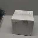 YOUBET 100 Pack Blue Scalloped Plastic Plates - 6.5 Inch Navy Blue Disposable Plates - High End Elegant Vintage Dessert Plate for Party & Weeding & Birthday