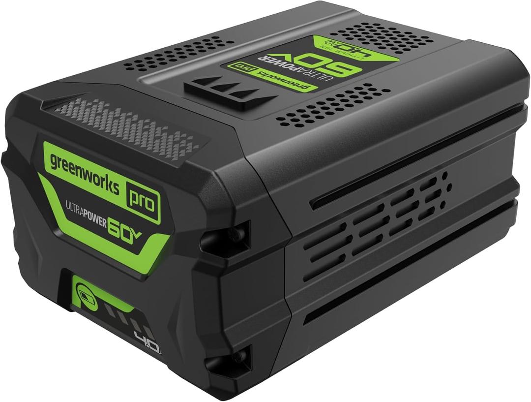 Greenworks 60V 4.0AH High Current (HC) Battery | Provides Fade-Free Power for Maximum Performance | Compatible with 75+ 60V Greenworks Tools