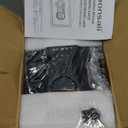 Bonsaii Safe Box with Electronic Keypad, Steel Security Lock Box with Key, 0.23 Cubic Feet, 9.06" W x 6.69" D x 6.69" H, Small Hidden Safe for Cash Jewelry