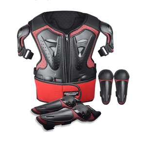 Kids Motorcycle Armor Suit Dirt Bike Gear Chest Protector Motocross for Kids Dirt Bike Chest Protective Gear with Elbow Knee Pads Guards for Cycling