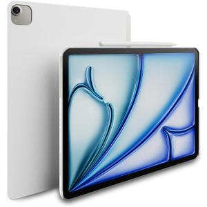 MAGEASY CoverBuddy Lite for M3/M2 iPad Air 13" (2024-2025-2025) - iPad Air Case Compatible with Magic Keyboard - White (1.2)