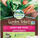 Oxbow Garden Select Adult Rat Food, Garden-Inspired Recipe for Adult Rats, Non-GMO, Vitamin & Mineral Rich Pet Food Pellets, Made in USA with Oxbow Hay, 2.5 Pound Bag