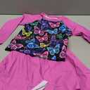 Idgreatim Girls Swimsuit Rash Guard Set Long Sleeve Two Piece Bathing Suit 5-6 Years (Purple)