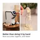 Baby Brezza Formula Pro Mini Baby Formula Mixer Machine Fits Small Spaces and is Portable for Travel Bottle Makers Makes The Perfect Bottle for Your Infant On The Go, White