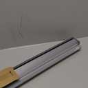 ChrisDowa Cordless Zebra Blinds for Windows, Dual Layer Free-Stop Light Filtering Window Roller Shades, Pull Down Privacy Zebra Shades for Home, Office, Bedroom, Door (33" W x 72" H, Light Grey)