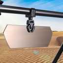 UTV Sun Visor, 1.25-2Roll Bar Cage Work with Windshield fit for Polaris Ranger RZR 1000 XP Turbo Can am Defender Maverick X3 Kawasaki Mule Pioneer 1000 YXZ Teryx, UTV Accessories