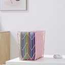 50pcs MagDurnus Hanging File Folders, Pastel Color Design,Letter Size with 1/5 Adjustable Cut Tabs, Assorted 12 Styles,Decorative,Drawer,Desk and Cabinet Use