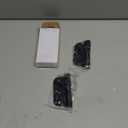 2 Pack | Self Closing Door Hinges 3.53.5, HBL' Automatic Door Closer Hinges with 5/8" Radius Corners, Adjustable Spring Door Hinge for Home, Garage & Basement Doors. (Black)