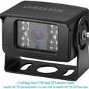 Bus Truck Vehicle Backup Cameras Wide View Angle cab cam Rearview Reverse Waterproof Night Vision 4 PIN Cam for Travel Trailer/Pickup/Van/RV Camper/Motor Home (12V, Package Does Not Include Extension Cable)
