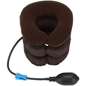 TEUOPIOE Neck Support Traction Device Inflatable Reduce Pressure Cervical Stretching Device Pillow for Neck Pain Relief