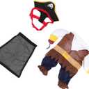 BESPORTBLE 1set Adorable Pirate Dog Costume Hat for Halloween Pet Outfit for Themed Parties Activities for Cosplay and Festivals