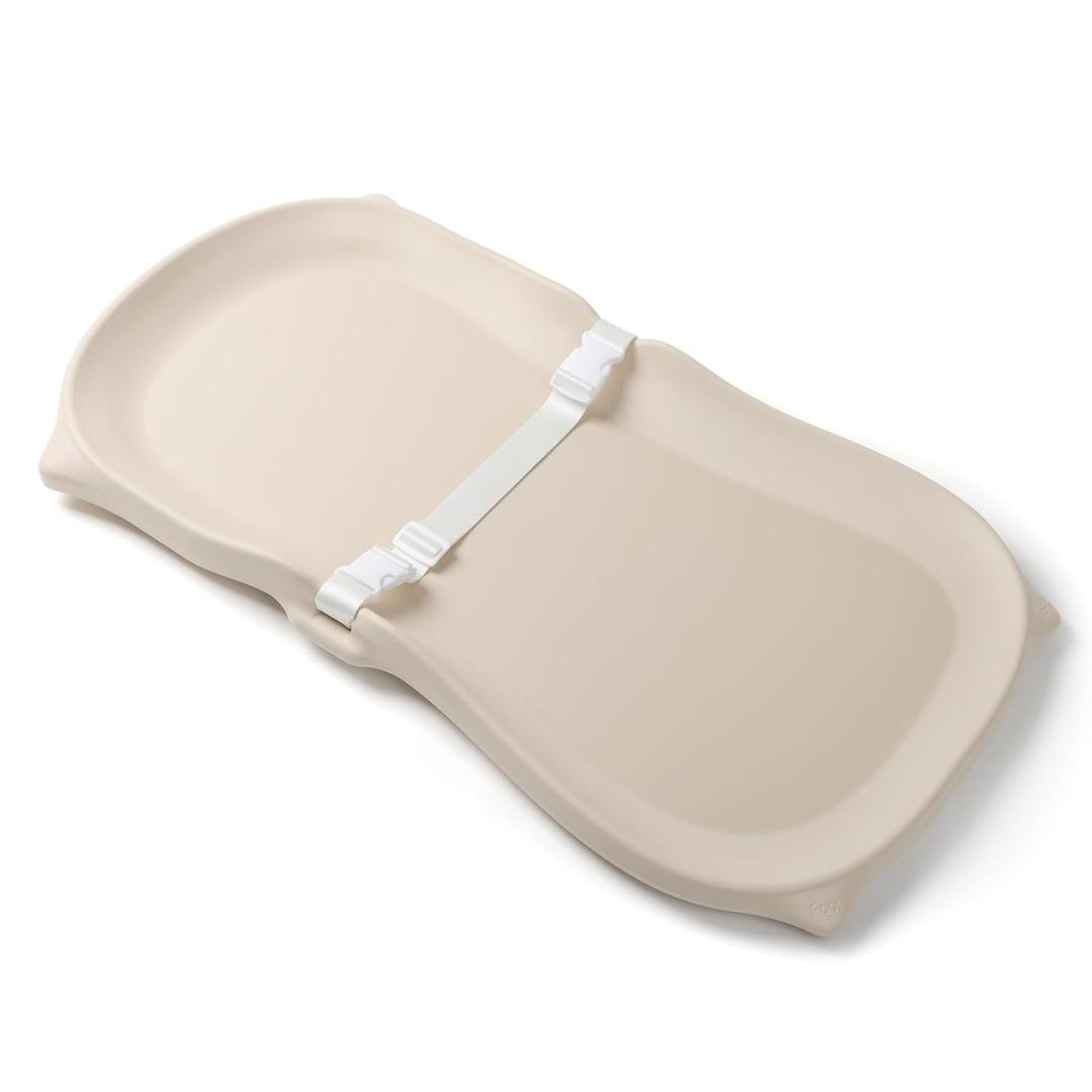Baby Changing Pad Wipeable & Waterproof, Soft & Non-Slip Adjustable Safety Belt, Changing Table and Dresser, Use for Changing Diaper Clothes Massage Apply Moisturizer, Oat Cat Concept Design