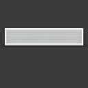 Linear Bar Air Grille 36" X 8", Aluminum Air Supply/Return Grilles,Easy Air Flow,Removable Grille/Door-HVAC Air Vent Cover,White [Outer Dimensions: 36.8"w X 8.8"h]