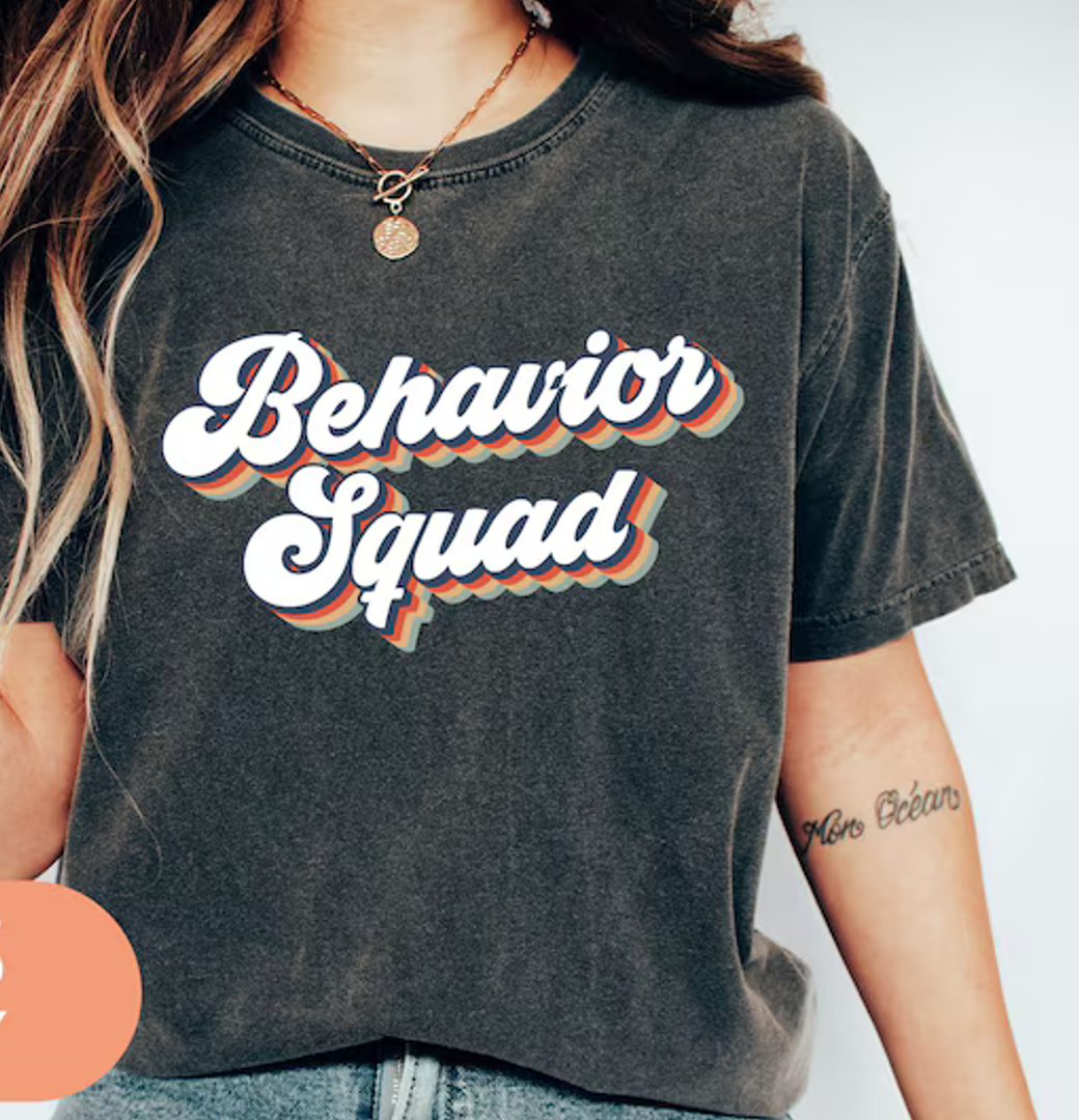 Behavior Squad Behavior Therapy Vintage Retro For Women Men T-Shirt 3XL