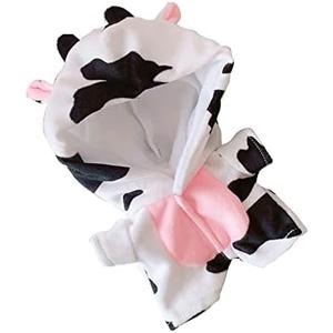 KILA MILA 20cm /8" Doll Plush Doll's Clothes Animal Garment Suit Pajamas Dolls Accessories (Cow)