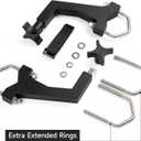 Roll Cage High Lift Jack Mount Brackets fit for 2007-2017 Jeep Wrangler JK