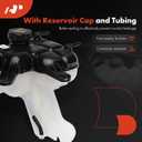 A-Premium Engine Coolant Overflow Recovery Reservoir Tank [with Cap & Hose] Compatible with Dodge Durango 2016-2021 3.6L & Jeep WK2 Series Grand Cherokee 2016-2021 3.0L 3.6L