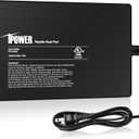 iPower 8X12 Inch Reptile Heat Pad Under Tank Heater Terrarium Warmer Heating Mat for Turtles Lizards Frogs and Other Small Animals