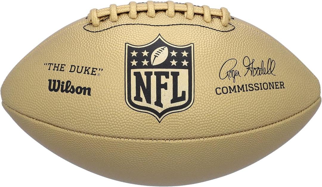 Wilson NFL Authentic Footballs - The Duke (Official, Gold)