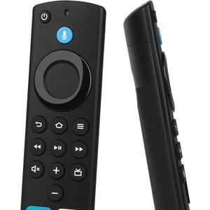 Replacement Remote Control for AMZ Smart TVs Stick & TV Cube, for Insignia-Toshiba-Pioneer Smart TV 3rd Gen (3rd Gen Remote)