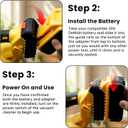 Adapter Plug for Dewalt 20 V Battery Slot Specifically Designed for the DogChrymion Cordless Vacuum CVC010B