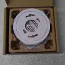 Kidde Hardwired Smoke & Carbon Monoxide Detector, 10-Year Battery Backup, Voice Alerts, Interconnectable LED Warning Light Indicators