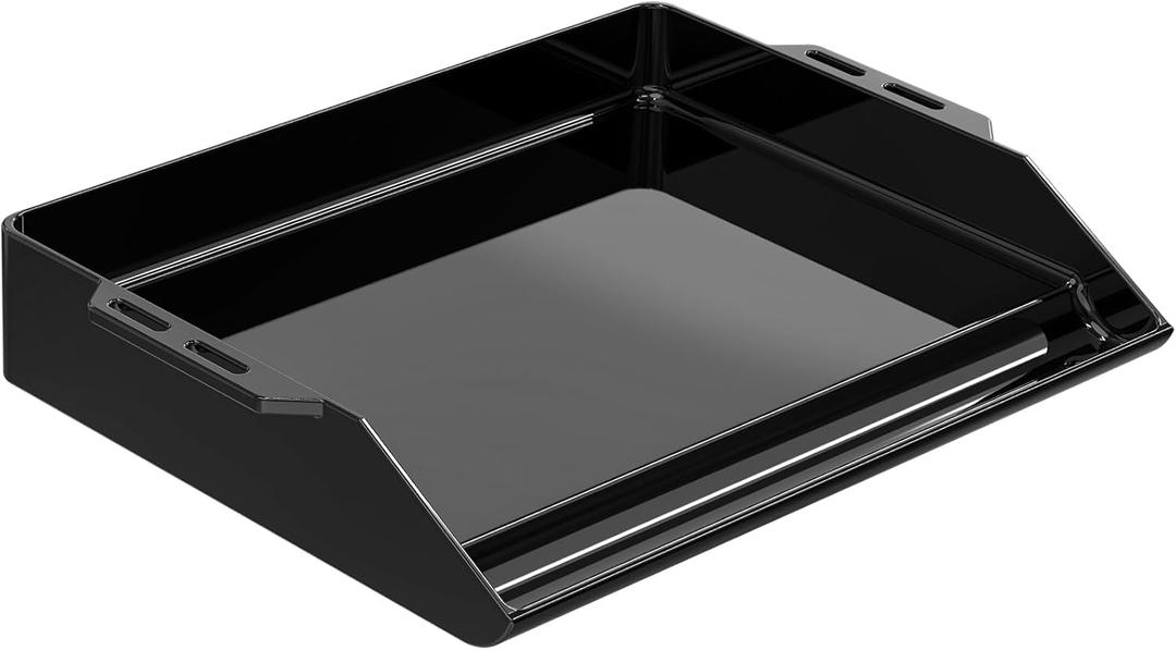 QuliMetal 18" x 14" Cast Iron Griddle for Gas Grill, Nonstick Flat Top Griddle Plate with High Sidewalls & Sturdy Handles for Gas & Charcoal Grills, Stovetop, Oven Use, Porcelain Enameled, Universal