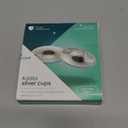 Koala Babycare The Original Silver Nursing Cups - Nipple Shields for Breastfeeding Newborn - Breastfeeding Essentials - Protect and Soothe - Tri-Laminate Silver - Standard Size 