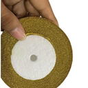 Glitter Non-Wired Ribbon for Decorating, Ribbons Gift Wrapping Decoration | Color-Golden | Length-22MTR | 1.5CM Glitter Strip
