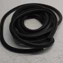 QWORK 20 Feet EPDM Rubber Trim Seal with Top Bulb, Fits Edge 1/16" to 1/8"