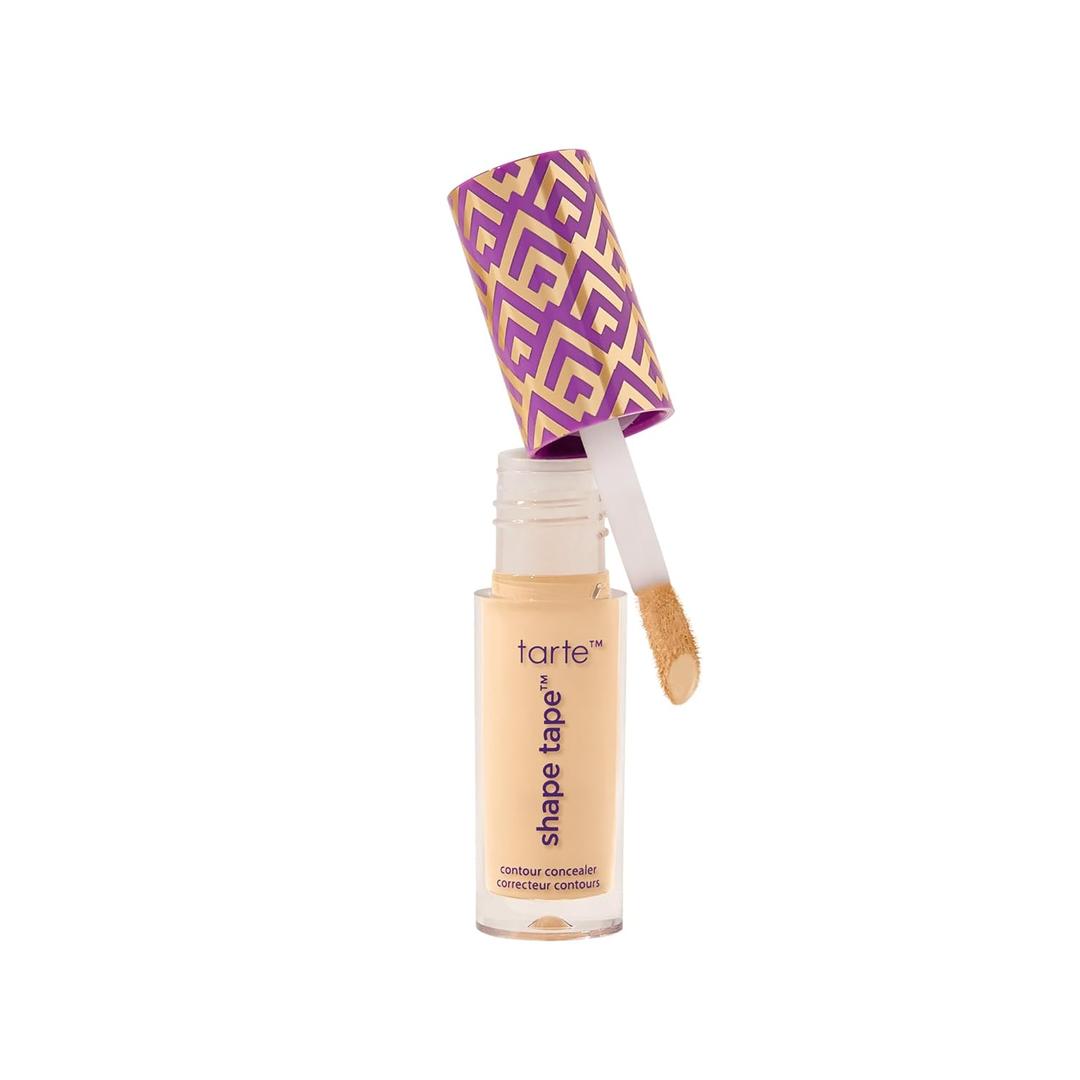 tarte shape tape concealer  Full-Coverage, Matte Finish for Under Eye, Dark Circles, Fine Lines, Redness & Discoloration, Longwear, Dermatologist-Tested, Vegan, Cruelty-Free (20S light sand (light skin with warm, golden undertones))