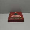 Christmas Tree Star Topper, LED Tree Decorations, UL Certified Colorful Star Tree Topper Lights for Home Garden USB Plug in Xmas Tree New Year Holiday, APP and Remote Control, DIY Dimmer(Gold)