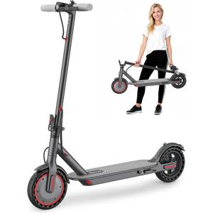 Qlaway 10/8.5" E Scooter for Adults 19 MPH Sport Escooter 350W Motor, Electric Scooter 15-22 Miles Range, Bearing 265 LBS/APP Control