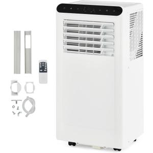 2025 New Update 8000 BTU Portable Air Conditioners Cool Up to 350 Sq.Ft,3 IN 1 Portable Ac Unit with Remote Control/LED Display/24Hrs Timer/Window Installation Kit & Low Noise for Home/Hotel/Office