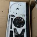 Black 72 Inch Ceiling Fans with Lights and Remote Reversible Quiet DC Motor 6 Speed LED Big Large Modern Chandelier Ceiling Fans for Living Room Bedroomm Black 