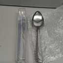 50 Pcs Forks and Spoons Silverware Set Stainless Steel Flatware Cutlery Set Heavy Duty Metal Spoons and Forks for Kitchen Utensil Dinner Restaurant Home, Mirror Polished, Dishwasher Safe(Flower)