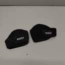 Welnove Gel Heel Protector Cups, Inserts Pads for Women Men, Plantar Fasciitis, Heels Spur Pain Relief, Achilles Tendonitis Dry Cracked Heel Support Cushion Black (W 4.5-9 / M 5-8)