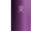 Hydro Flask Water Bottle - Insulated Stainless Steel - Wide Mouth Flex Chug Lid, Non Spill, Leakproof in 24 Oz Beachplum Purple