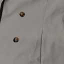 Allegra K Women's Stand Collar Coats Belted Mid-Long Winter Peacoat (Large, Beige)