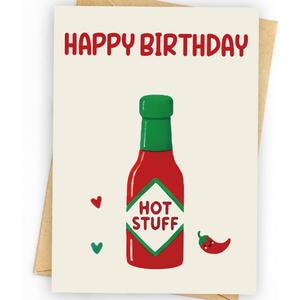 Funny Birthday Card for Boyfriend, Men, Husband, Women,Girlfriend, Happy Birthday Gifts Idea Decorations for Wife Fiance Him or Her Bestie