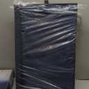 Rugged Heated Cat House for Outdoor Cats in Winter, Extremely Insulated & 100% Weatherproof, Elevated Feral Cat Shelter with Waterproof Eaves & Safe Escape Door for Stray & Barn Cats (Dark Blue)