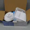 Electric Spin Scrubber, Bathroom Shower Electric Scrubber for Cleaning Tub/Tile/Floor/Sink/Window, Power Cleaning Brush Rechargeable Cordless with 4 Replaceable Cleaner Brush Heads (01 Classic Grey)