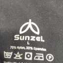 Sunzel Womens Workout Leggings with High Waist Tummy Control (Large, Black)