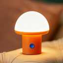 Sgohevn LED Night Light for Bedroom - Cute Mushroom Mini Desk Lamp with 3 Brightness Levels, USB Rechargeable & Portable Bedside Lamp for Kids and Nursery Christmas Gifts for Birthday