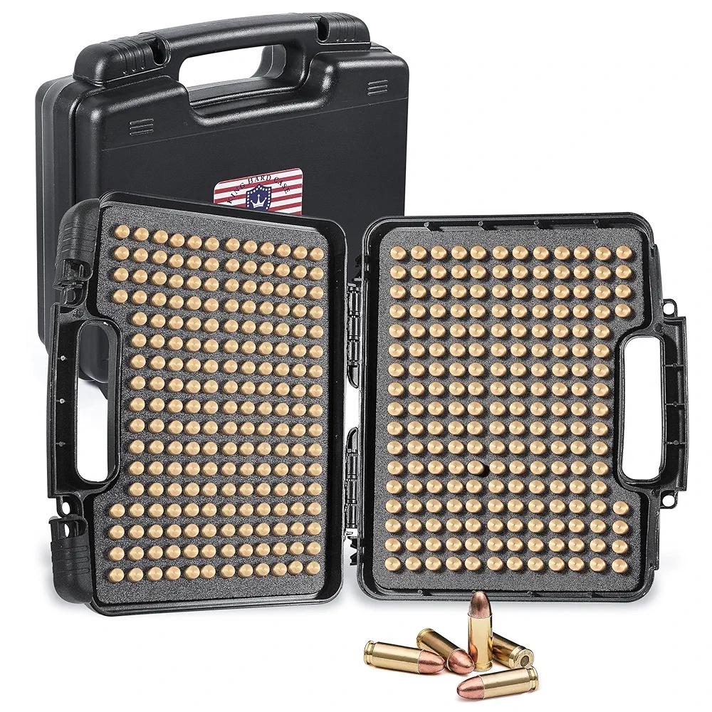 Kinghardcase 390Round 9mm Ammo Storage Case, Travel Safe/Mil Spec/Waterproof Ammo Box - for 9x19mm Parabellum/9mm Luger, 380ACP, 38 S&W, 356 TS&W,7.63mm Mannlicher,8mm Steyr,.357SIG