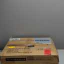 Furnulem White Dresser with 5 Drawers, Vertical Storage Tower Fabric Dresser for Bedroom, Hallway, Entryway, Nursery, Closet Organizer, Nightstand Bedside Table Furniture, Sturdy Steel Frame, Wood Top