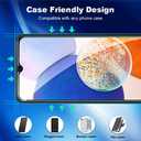 2+2 Pack Tempered Glass Screen Protector for Samsung Galaxy A14 5G 2023 with Camera Lens Protector, Ultra HD, 9H Hardness, Case Friendly