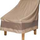 DUCKCOVERS Elegant Waterproof 34 Inch W Patio Chair Cover, Outdoor Chair Covers